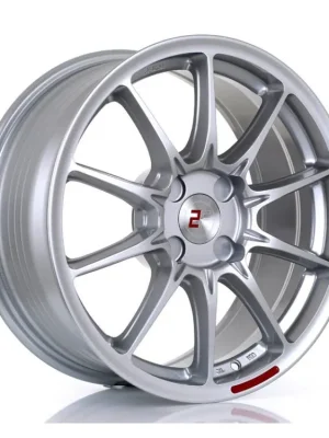 Akční Cena ALU kolo 2Forge ZF8, velikost 7,5x17, 4x114,3 - ET 10 až 50 SILVER