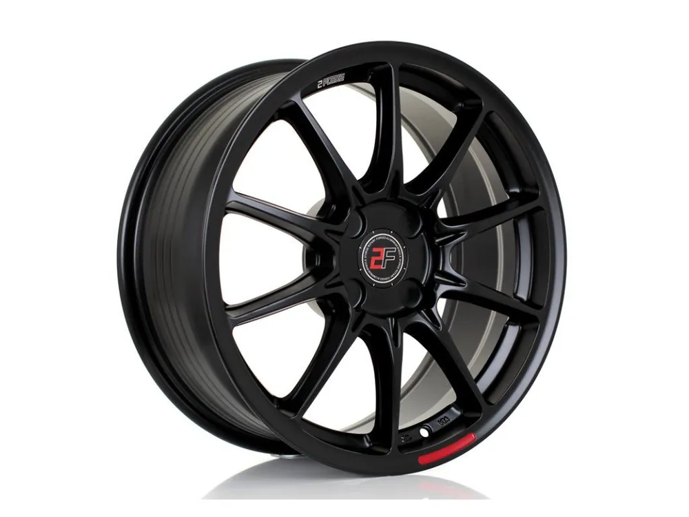 Ihned K Objednání ALU kolo 2Forge ZF8, velikost 7,5x17, 4x108 - ET 10 až 50 MATT BLACK