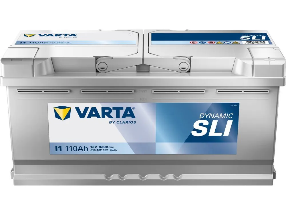 Autobaterie Varta Dynamic SLI 12V 110Ah 920A 610 402 092 Víkendová Akce