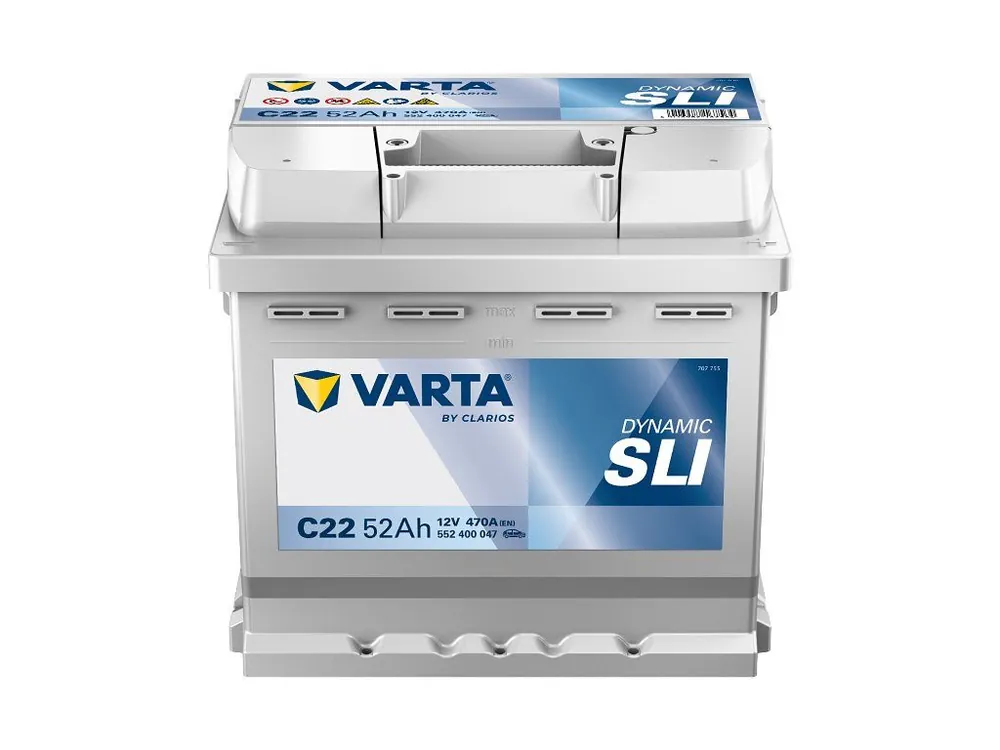Autobaterie Varta Dynamic SLI12V 52Ah 470A 552 400 047 Akce