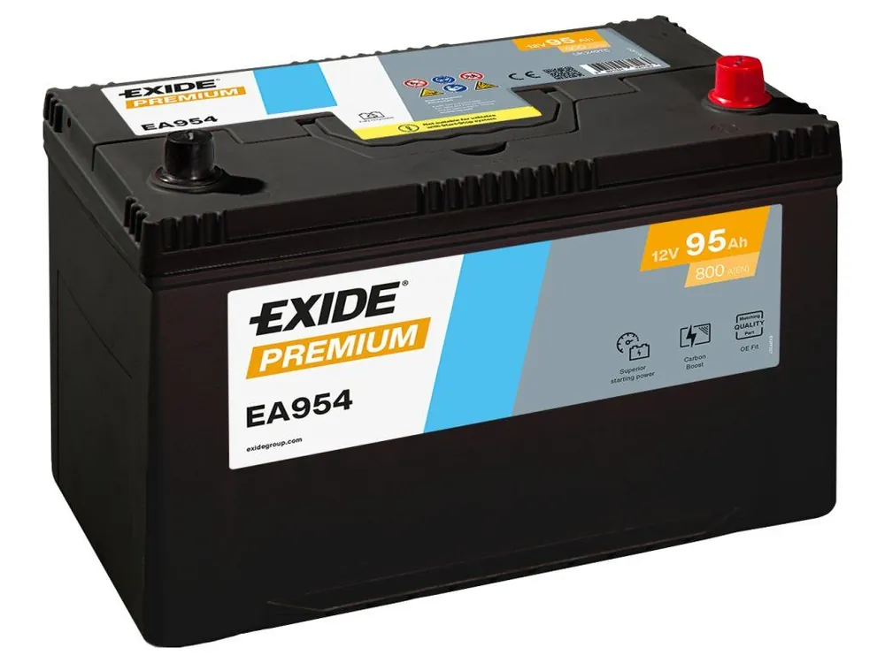 Akce Exide 12V/95AH PREMIUM CARBON BOOST EA-954