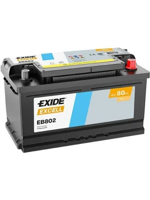 Autobaterie Exide Excell 12V 80AH 700A EB802 Kup Teď