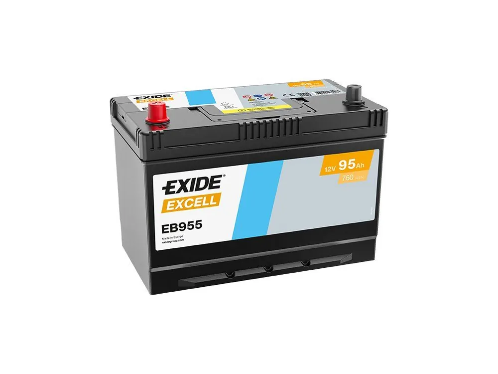 Nejlepší Cena Exide 12V/95AH Excell EB-955