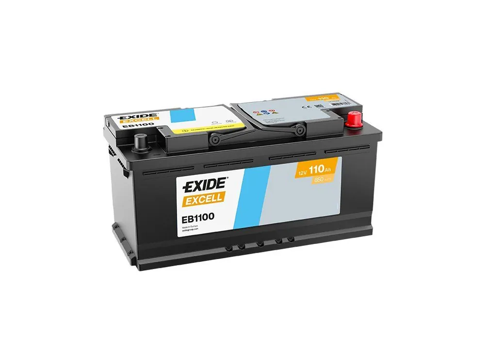 Autobaterie Exide Excell 12V 110AH 850A EB1100 Odeslání Ihned