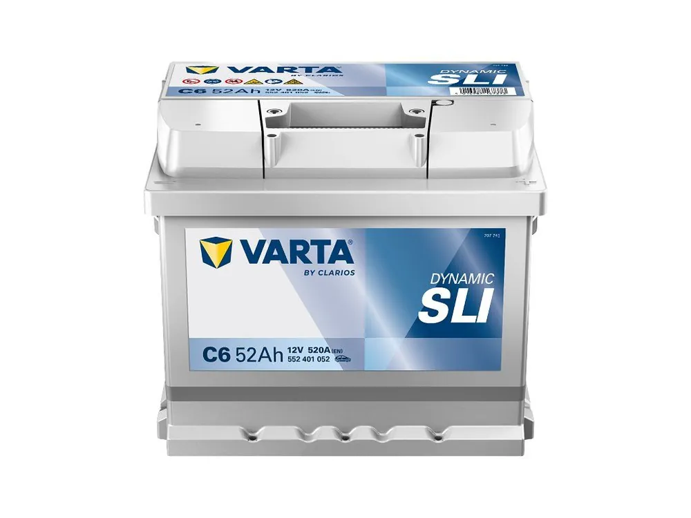 Autobaterie Varta Dynamic SLI 12V 52Ah 520A 552 401 052 Sleva