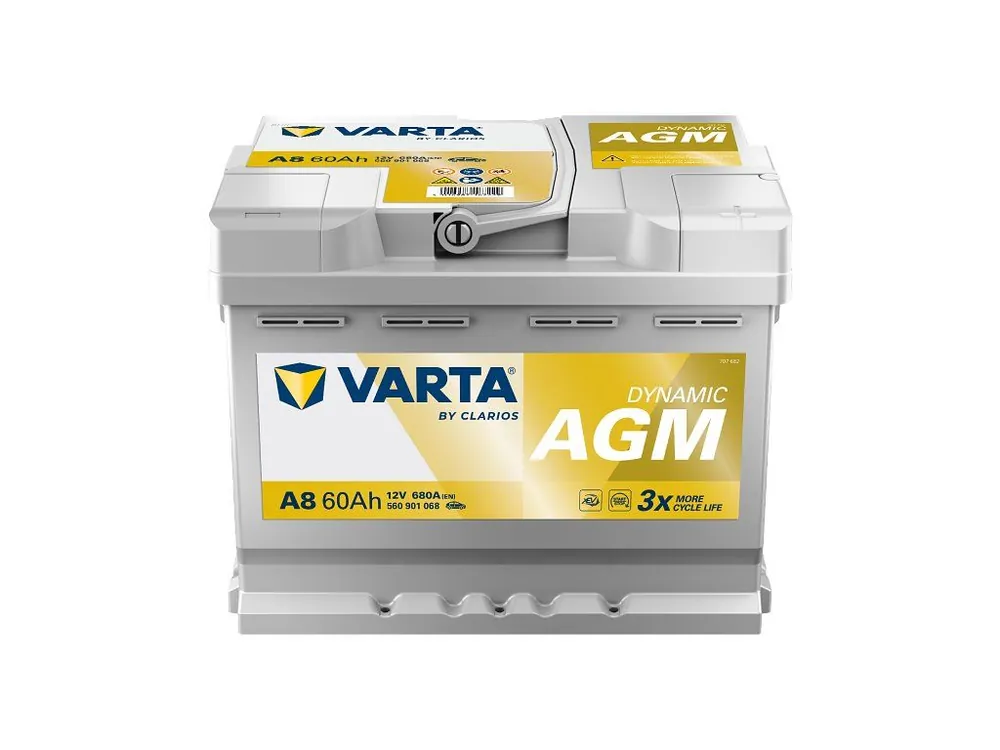 Akční Nabídka Autobaterie Varta dynamic AGM 12V 60Ah 680A 560 901 068