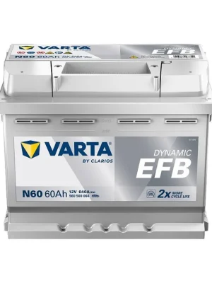 Sleva Autobaterie Varta dynamic EFB 12V 60Ah 640A 560 500 056