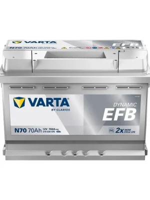 Speciální Cena Autobaterie Varta dynamic EFB 12V 70Ah 650A 570500065