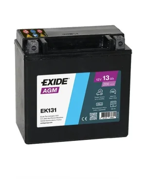 Autentický Autobaterie Exide Start-Stop AGM 12V 13Ah 200A EK131