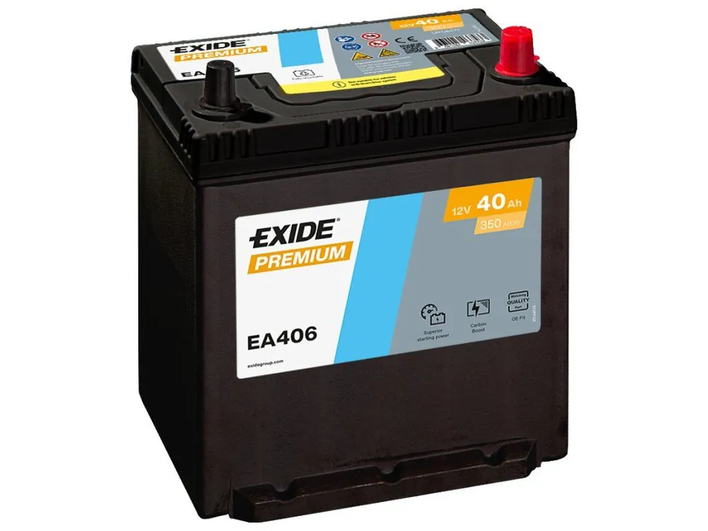 Exide 12V/40AH PREMIUM CARBON BOOST EA-406 Cenový Hit