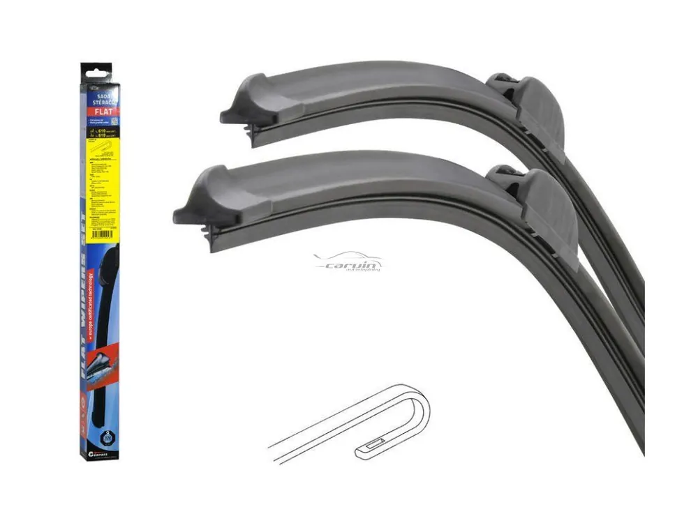 Akce Stěrače Volkswagen Multivan T5 03/2003-11/2009 (ramínko hook)