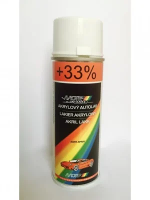 Cenový Hit Barva ve spreji Škoda - bílá lesklá, 200 ml | MOTIP
