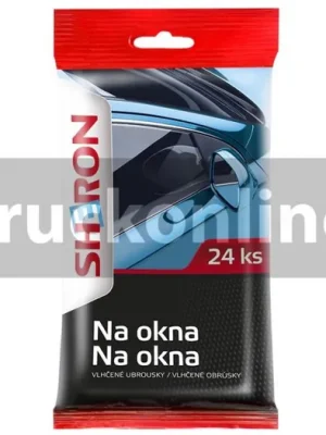 Akce Vlhčené ubrousky na sklo 24ks SHERON