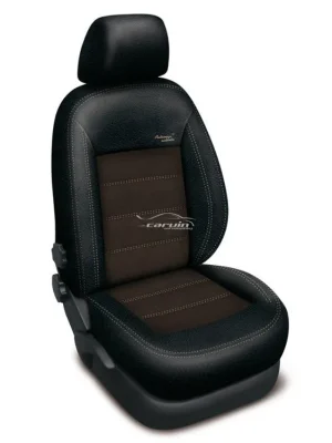 Vrácení Zdarma Autopotahy na míru DACIA BIGSTER, od r. 2024, AUTHENTIC VELVET hnědé