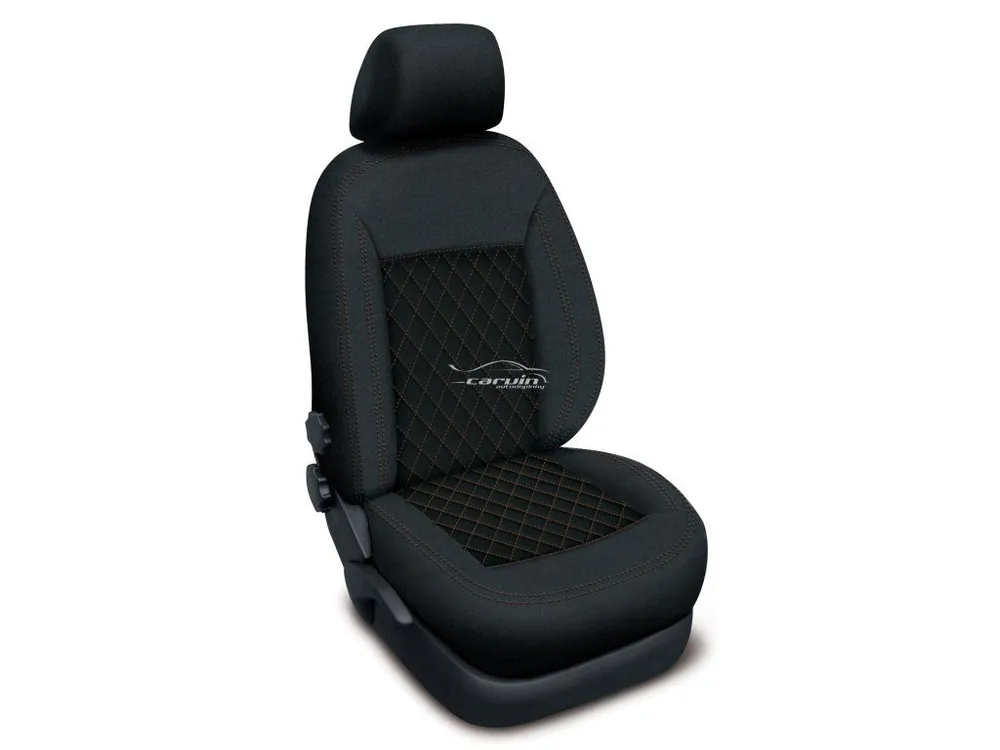 Autopotahy ŠKODA KAMIQ, se zadní loketní opěrkou, od r. 2019, AUTHENTIC CARO hnědé Výhodná Nabídka