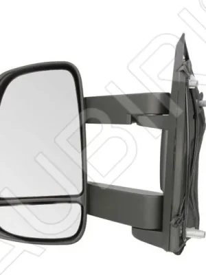 Zpětné zrcátko Fiat Ducato 2006-2011 levé dlouhé 250 mm, manuální bez snímače 5W, 2-PIN Časově Omezené