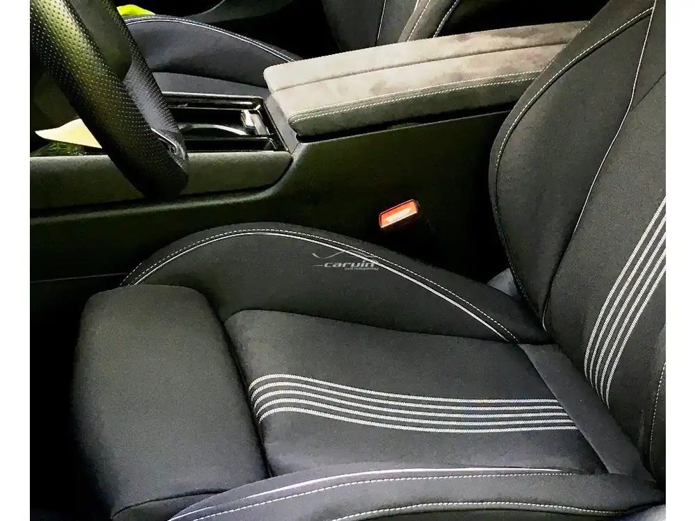 Nízká Cena Autopotahy ŠKODA OCTAVIA IV SPORTLINE, RS, od r. 2020, AUTHENTIC, žakar pruhy
