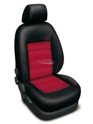 Výprodej Autopotahy VOLKSWAGEN T7, 3 místa, od r. 2022, AUTHENTIC VELVET, červené