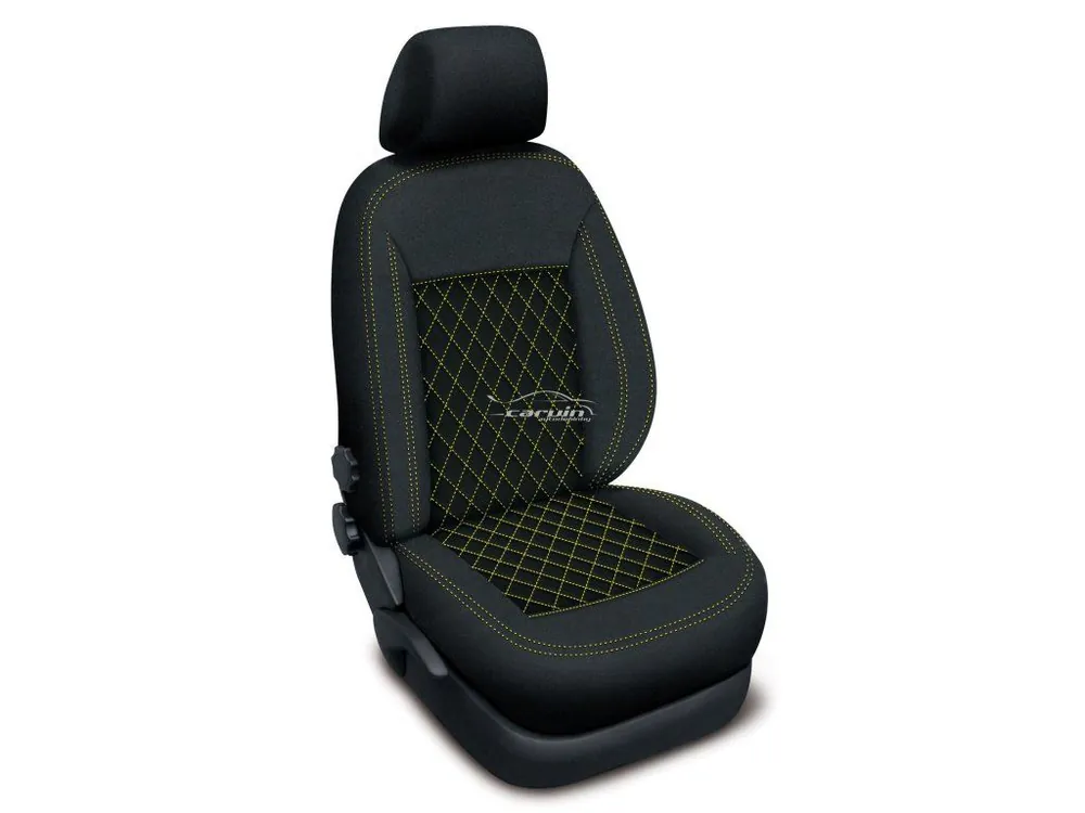 Dokud Zásoby Vydrží Autopotahy VOLKSWAGEN T7, 3 místa, od r. 2022, AUTHENTIC CARO, žluté