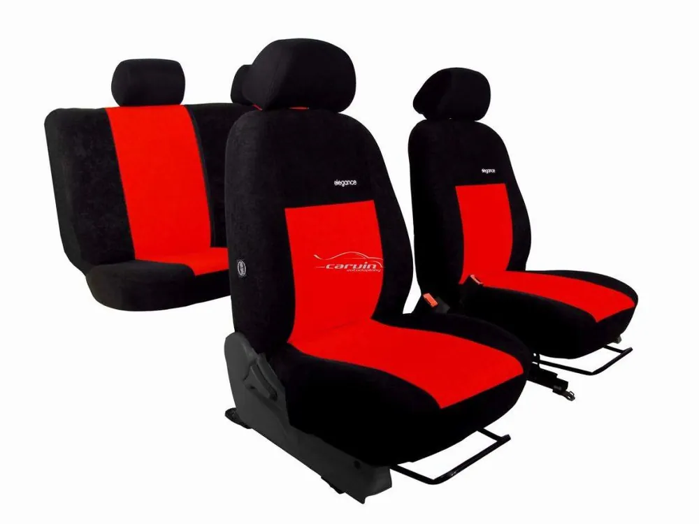 Autopotahy DACIA SPRING, od r. 2021, ELEGANCE červené Víkendová Akce