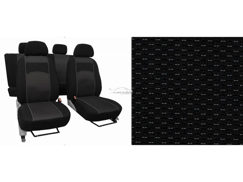 Autopotahy VOLKSWAGEN TIGUAN III, od r. 2024, VIP černé Nejlepší Volba
