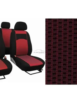 Výprodej Autopotahy ŠKODA KAMIQ MONTE CARLO, od r. 2019, VIP červené