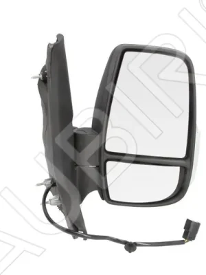 Zpětné zrcátko Ford Transit od 2013 pravé krátké, elektrické, vyhřívané, 6-PIN, 5W Tovární Cena