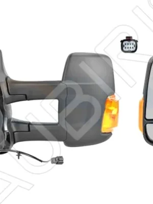 Zpětné zrcátko Ford Transit od 2013 levé dlouhé, elektrické vyhřívané, 6-PIN, 5W Autentický