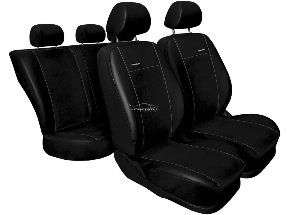 Horká Nabídka Autopotahy ŠKODA KAMIQ, BEZ ZADNÍ LOKETNÍ OPĚRKY, od r. 2019, Eco kůže+ alcantara černé