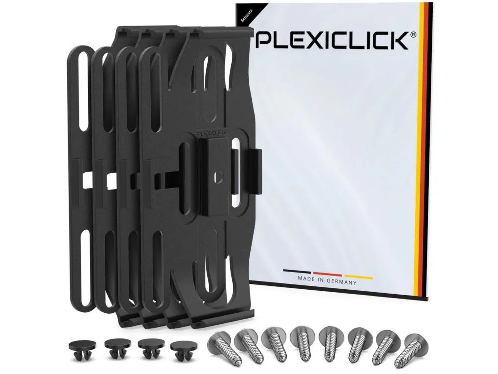 Plexiclick černý držák SPZ Plexiclick V1 Black (110 mm) CZ SPZ Nejlepší Cena
