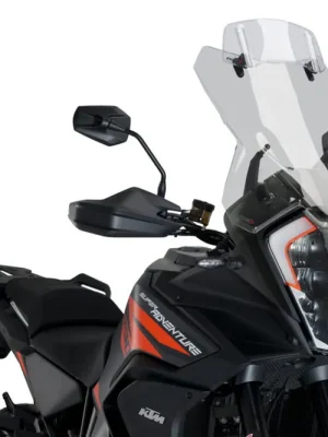 Značkový Plexi štít PUIG TOURING PLUS WITH VISOR 20817H kouřová